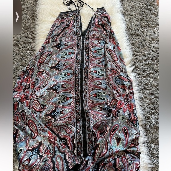 Multicolor Paisley Print Midi Dress - Picture 1 of 1